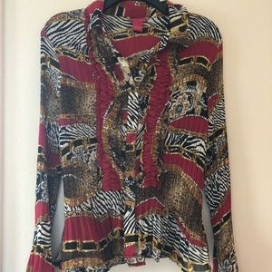 Beautiful multi-animal print top